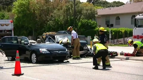 Traffic Crash Stock Footage 934688
