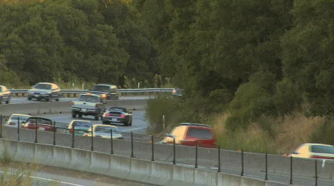 Traffic Curve Video stock 612350