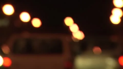 Traffic. Defocused. Stock Footage 8869846