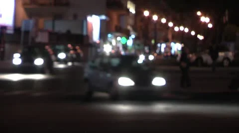 Traffic. Defocused. Vidéo 10070158