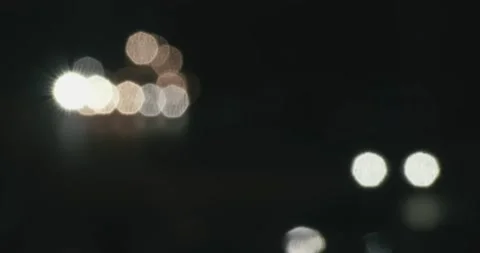 Traffic on Delaware Expressway, bokeh shot Stock-Footage 160917448