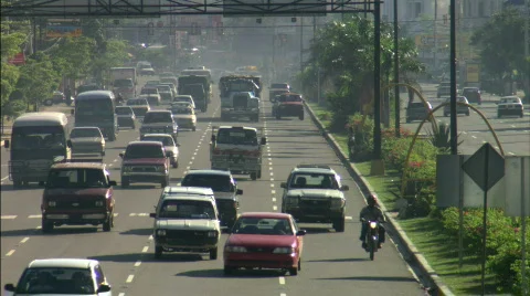 Traffic in Dominican Republic Stock Footage 299517