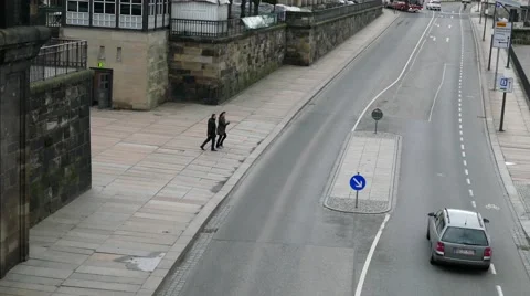 Traffic in Dresden Stock Footage 49693045