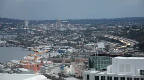 Traffic Dusk Stock Footage 10882868