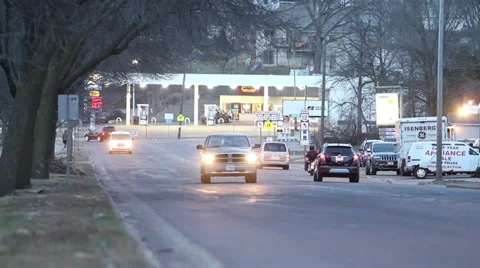 Traffic at Dusk Stock-Footage 39157089