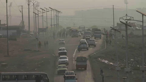 Traffic in Eastern Africa Stock Footage 144985942