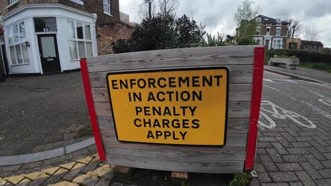 Traffic enforcement. Stock Footage 271236484