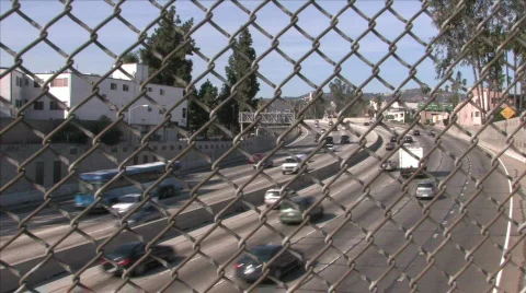Traffic fence 1 Stock Footage 418060
