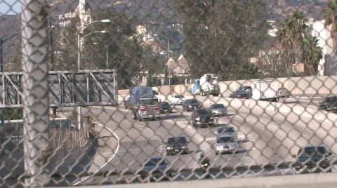 Traffic fence 3 Stock Footage 418183