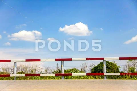 Traffic fence Stock Photos
