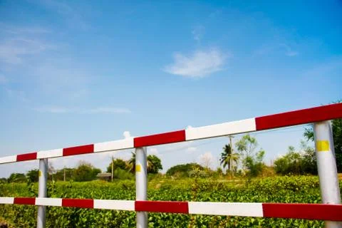 Traffic fence Stock Photos