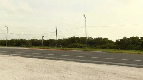 Traffic on a Florida road Video stock 25158117