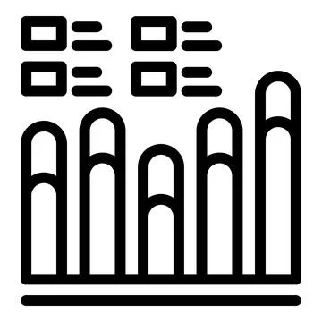 Traffic flow control icon outline vector. Urban logistics diagram Stock Illustration