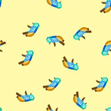 Traffic flow highway road isometric icon seamless pattern Stock Illustration