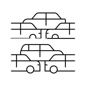Traffic flow highway road line icon vector illustration Stock Illustration