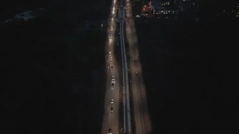 Traffic Flow Night - Berlin (2) Video stock 241355787