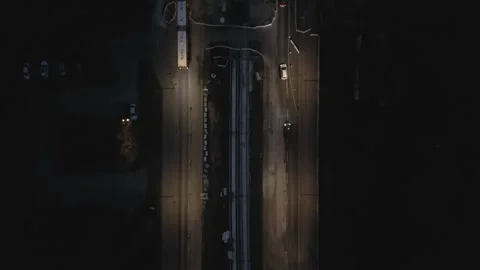 Traffic Flow Night - Berlin Video stock 241357331