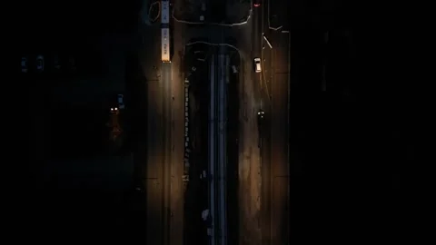 Traffic Flow Night - Berlin Video stock 241419732