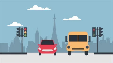 Traffic Stock Footage 289732845