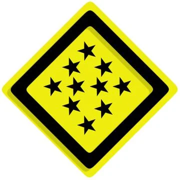 Traffic of frame on white background Stock Illustration