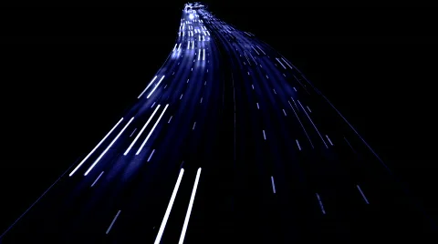  Traffic on Freeway Stock Footage 103187