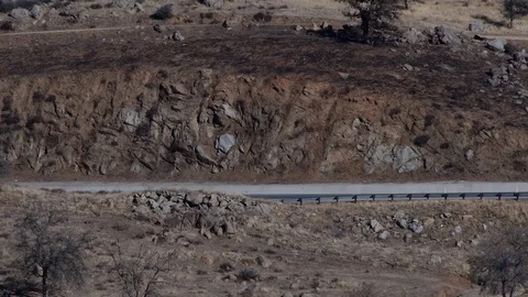 Traffic on the freeway Stock Footage 84111903