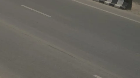 Traffic in front of Thai PBS Office Stock Footage 48617013