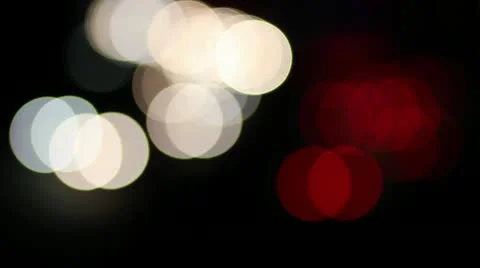 Traffic on german highway at night Stock Footage 10574447