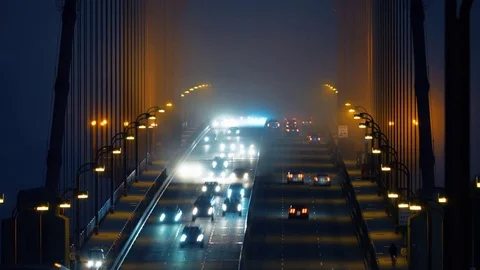 Traffic on Golden Gate Bridge Video stock 79783120