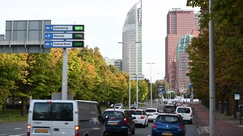 Traffic The Hague Stock Footage 252879723