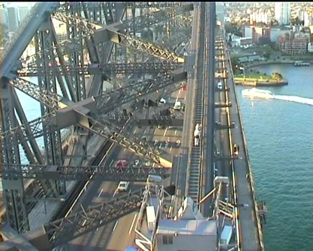 Traffic on the Harbour Bridge Stock-Footage 99718