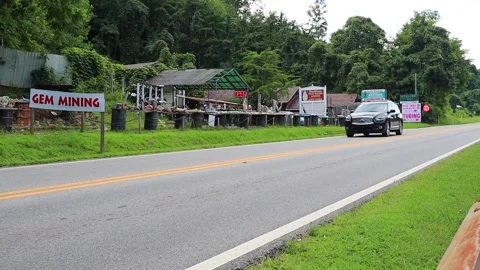 Traffic in Helen Ga Stock Footage 142849233