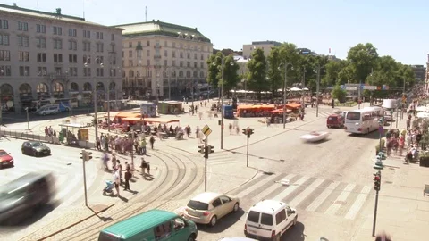 Traffic in Helsinki Video stock 84263024