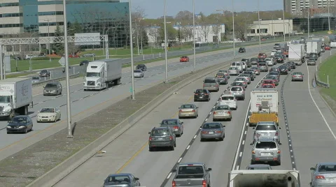 Traffic on highway 1 Stock Footage 702462