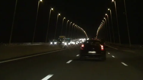 Traffic in Highway Stock Footage 104633
