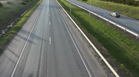 Traffic on a highway Stock Footage 10578371