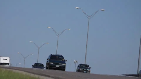 Traffic on highway Stock Footage 23166761