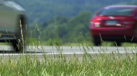 Traffic on Highway Stock Footage 66433477