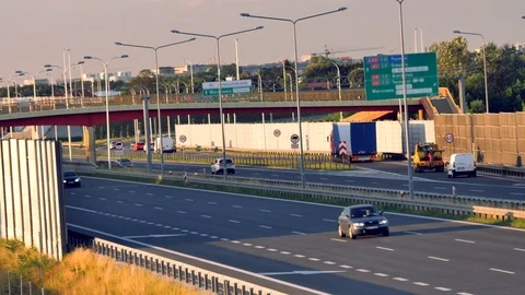 Traffic on highway. Stock-Footage 85706632