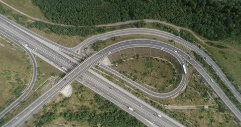 Traffic on the highway. Video stock 94123730