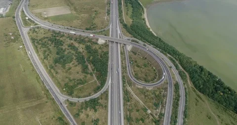 Traffic on the highway. Stock Footage 94123871