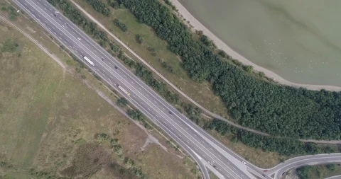 Traffic on the highway. Stock Footage 94123933