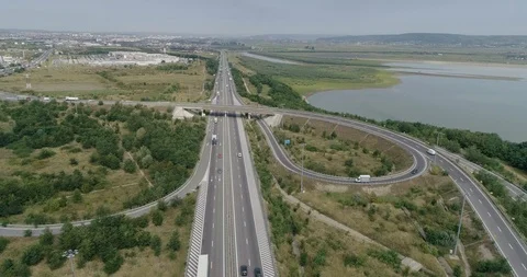 Traffic on the highway. Stock Footage 94124237