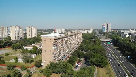 Traffic on highway Stock Footage 114805555