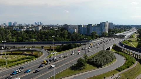 Traffic on the highway Stock Footage 134421329