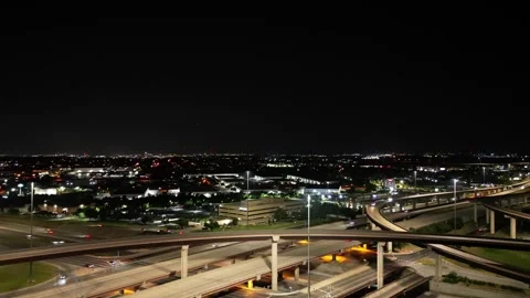 Traffic hyperlapse at night. 2 Stock Footage 251189714