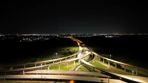 Traffic hyperlapse at night. 3 Stock Footage 251189874