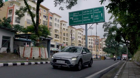 Traffic on Indian Roads. Видео 119134911