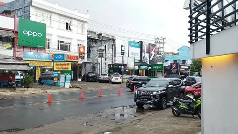 Traffic in Indonesia Stock Footage 222712710