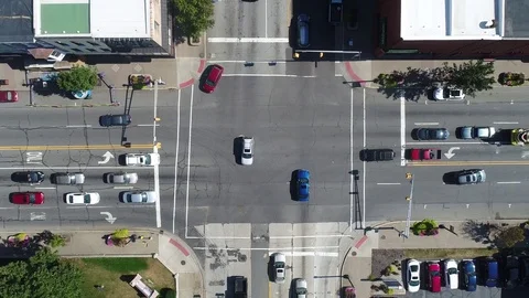Traffic Intersection Video stock 79731796